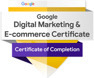 Google Certification - Digital Marketing & E-commerce Certificate