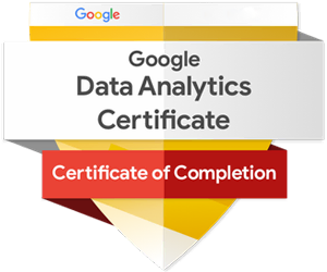 Google Certification – Data Analytics Certificate